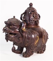 19th century Chinese bronze censer