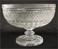 Large Waterford Georgian style pedestal bowl