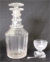 Georgian crystal spirit decanter