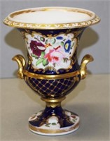 Antique Coalport urn shape vase