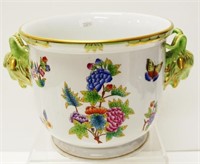 Herend Hungary Queen Victoria ceramic jardiniere