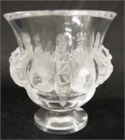 Lalique crystal "Dampierre" vase