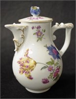 18th Century Meissen lidded cream jug