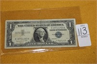 1957 BLUE SEAL DOLLAR