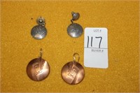 TWO PAIRS OF SW EARRINGS