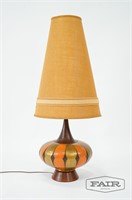 Orange and Gold Lamp