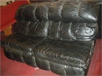 Faux Leather Sofa Soiled 66Ó Long