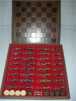 Chess & Back Gammon Set 14 x 14
