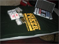 Poker Table Cover & Chips