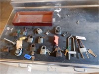 Wood Box- Full Combination & Pad Locks