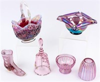 Beautiful Lot Lavender / Amethyst Fenton Glass