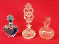 Three Vintage Perfume Bottles