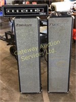 2 Traynor Speakers with Mike and Receiver