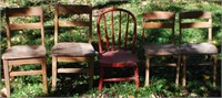 GROUP OF KIDS CHAIRS