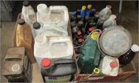 Garage liquids including Melt Down, Dry Gas, SAE