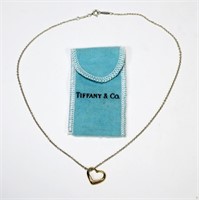 Tiffany & Co. Elsa Peretti open heart pendant