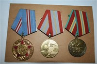 3 pcs Russian Military Medals
