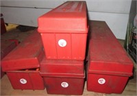 (4) Full Emergency Warning Triangles boxes. Note: