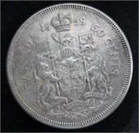 1959 CAD .50 Cent Coin