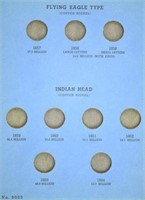 Indian Head Cent Binder: 24 Coins Total. Includes: