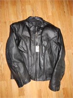 Extreme/Biker Leather Jacket - Size 50