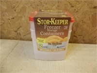 New Stor-Keeper Freezer Containers  (1/2 Gallon)