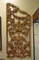 Pair of carved and gilded door panels