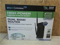 New Amped Wireless Dual Band Router
