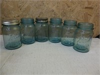 6 Pint Blue Ball Mason Jars
