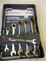New JobSmart Ratcheting Combination Wrench Set