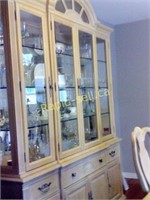 Bernhardt Bleached Oak Dining Room Cabinet