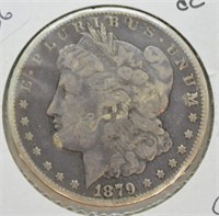 1879 CC MORGAN DOLLAR  G