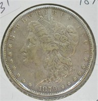 1879 MORGAN DOLLAR  XF
