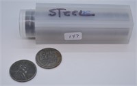 ROLL OF 1943 STEEL CENTS