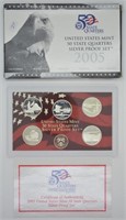 2005 SILVER PROOF QUARTER SET