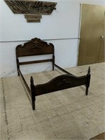 Vintage Wooden Full Size Bed