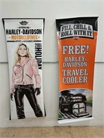 Two Long Harley-Davidson Dealership Posters