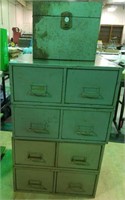 Stackable metal drawers & File box