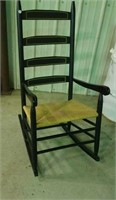Woven seat modern rocking chair