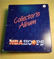 Basketball cards in binder, (90+)