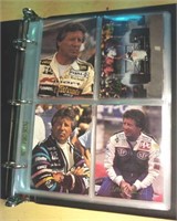 Mario Andretti cards in binder, (40+)
