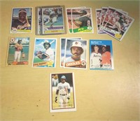 Baseball cards- J Morgan & E Murray