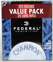 525 Round Value Pack Federal .22 Long Rifle Ammuni