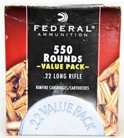 550 Rounds of Federal .22 LR Ammo