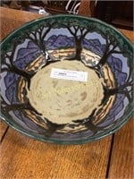POTTERY BOWL BY LOCAL ARTIST J. CAIRNS