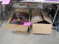 2 boxes of Pirate of Carribean halloween items...