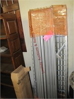 1 section metal shelving (no boards) 24x72x72