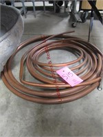 2 partial rolls copper tubing