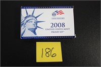 2008 UNITED STATES MINT PROOF SET ($6.91 FACE)