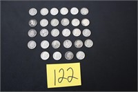 MIXED DATE SILVER DIMES (1964 AND BEFORE)